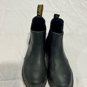Dr. Martens Black Leather Ankle Boots